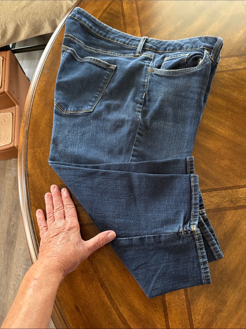 Sonoma Ladies CAPRIS Pants Dark Blue Denim